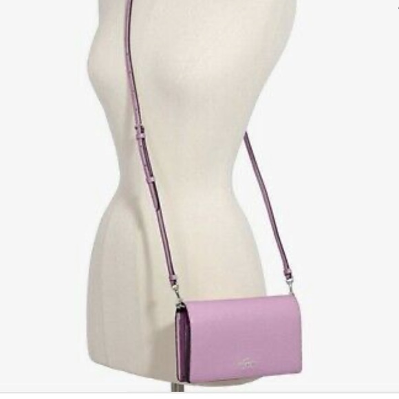 Coach leather fold over crossbody - Picture 3 of 16